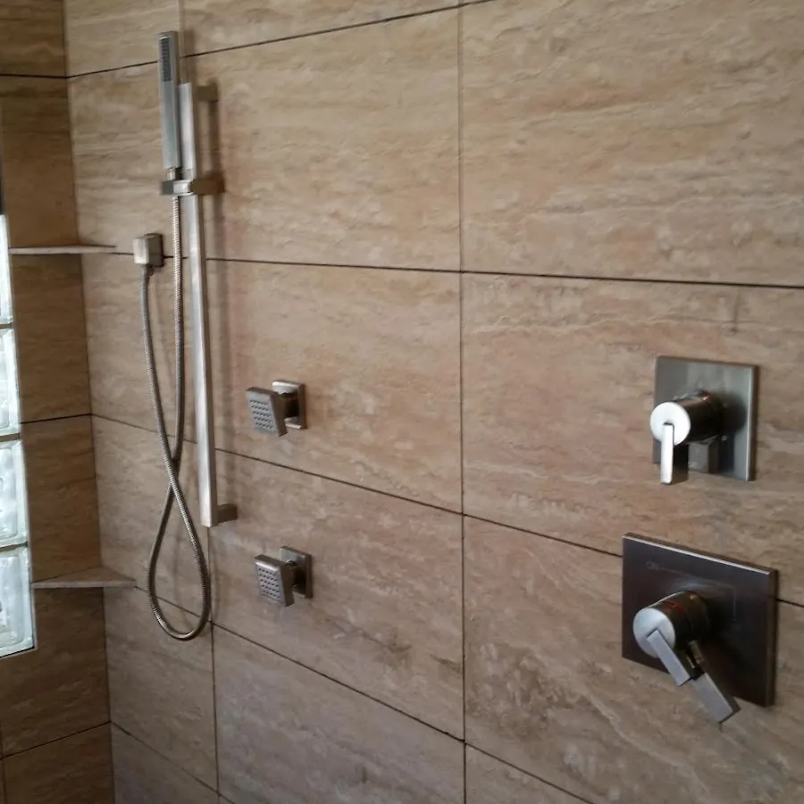 Shower fixture installation for Frozen Pipe Repair in Union Park